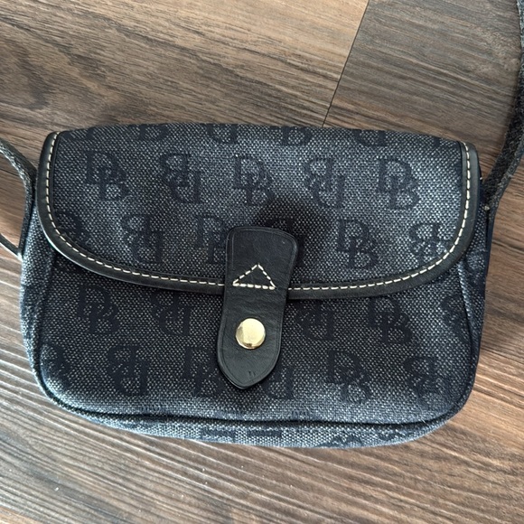Black Monogram Crossbody Bag - Picture 2 of 4